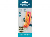 Kinetic Sabiki Flasher UV #7/0 Orange/Yellow/ Pink