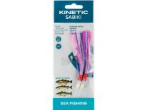 Kinetic Sabiki Flasher UV #7/0 Purple/ Pink/Silver