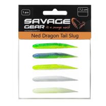 Savage Gear Ned Dragon Tail Slug 8.8cm Dark Water Mix