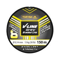 Seika Gevlochten lijn V-line Grijs 0,06 mm