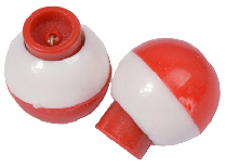 LFT Snoekdrijver rood/wit 25 mm