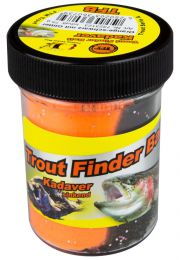 TFT Trout finder bait zwart oranje
