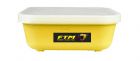 FTM Baitbox 0,5 liter geel vierkant