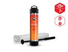 Delphin PVA mesh on tube met plunger