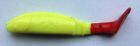Mikado Shad Fluo geel met rode staart