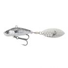 3D savage gear spintail black silver